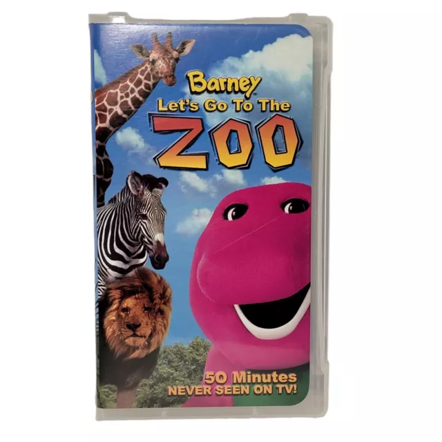 Barney lets go to the zoo vhs 2001 eur 6 53 picclick fr