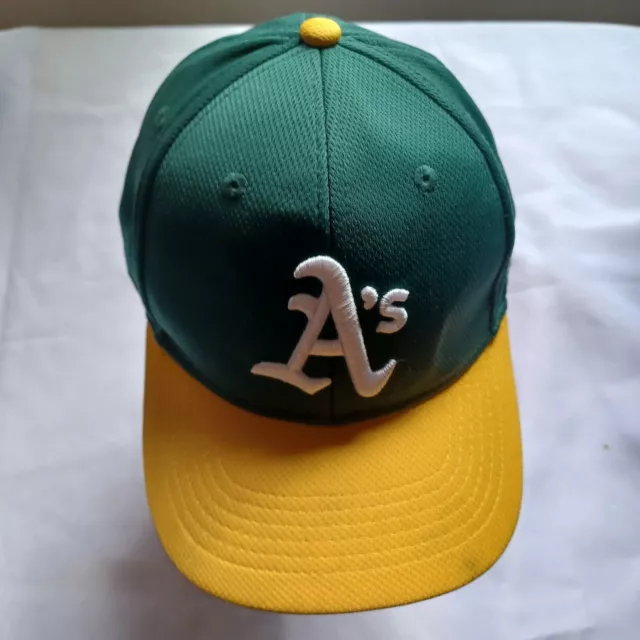 Oakland Athletics Hat Cap Strapback Kids Green Yellow Adjustable MLB Baseball