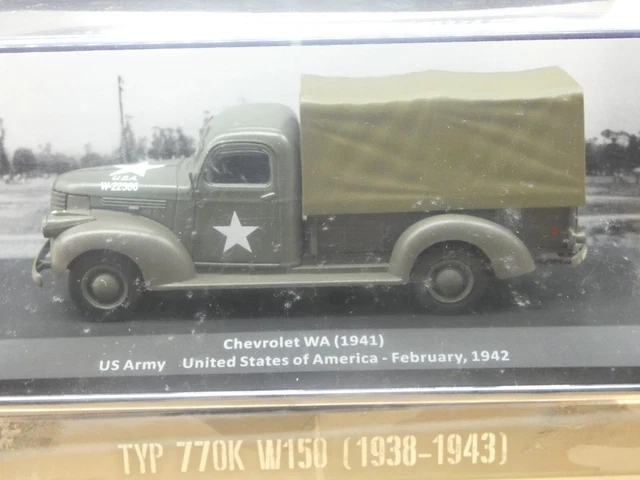 Miniature PEUGEOT 1.2T Type DK 5J AU – Véhicule Militaire 1/43, Altaya, Guerre
