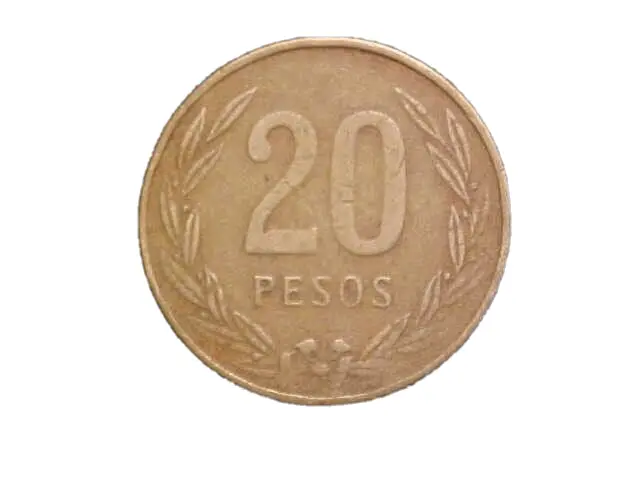 1984 COLOMBIA 20 PESOS KM# 271 - VERY NICE CIRC COLLECTOR COIN! -c2030xux