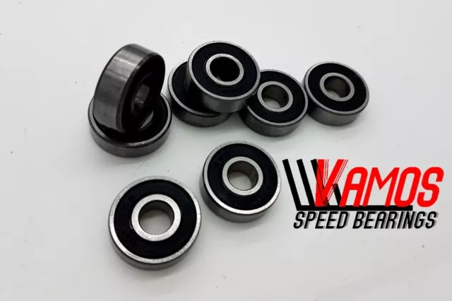 8 Kugellager 608 2Rs Abec 7  Bearings Speed Skateboard Longboard Cruiser Scooter