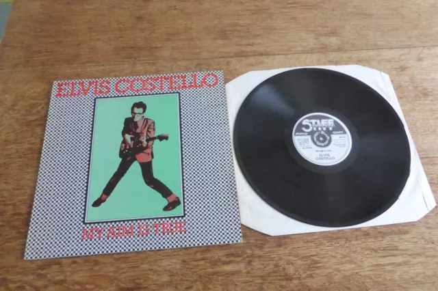 Elvis Costello - My Aim Is True UK 1977 Stiff SEEZ 3 New Wave Green Sleeve LP