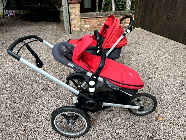 Bugaboo Runner - Red Running Buggy with footmuff