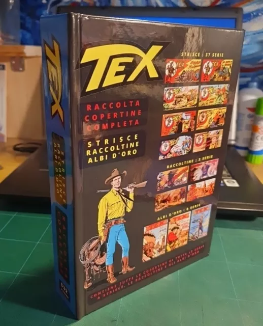 TEX : COPERTINE STRISCE + RACCOLTINE + ALBI D'ORO Libro completo di 532 PAGINE