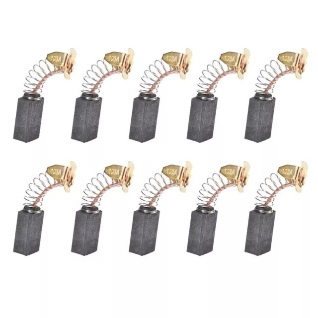 10 Pcs Carbon Brush Spare Parts 6x10x16mm For CB100 CB103 Power Tool