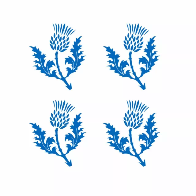 Set di 4 tatuaggi temporanei cardo scozzese impermeabile rugby scozzese sei nazioni