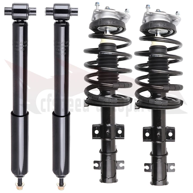 Front Complete Struts w/ Springs & Rear Shock Absorbers For 1999-2007 Volvo S80