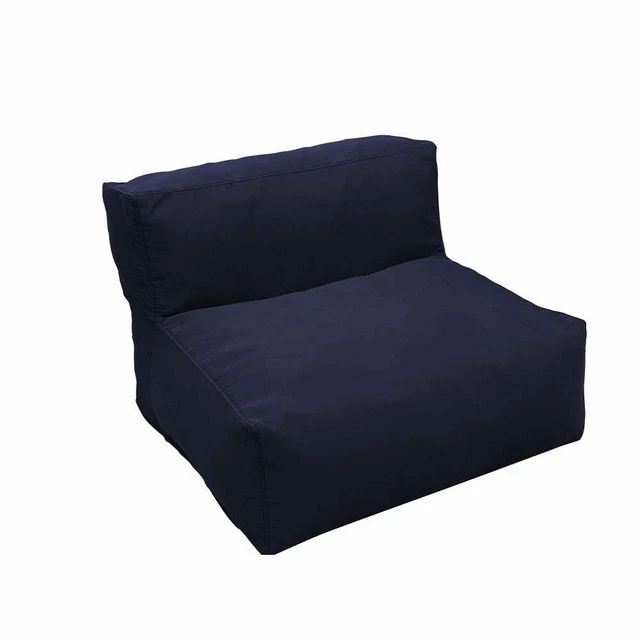 Fauteuil salon de jardin modulable MODULO Bleu Polyester 87x85x62CM