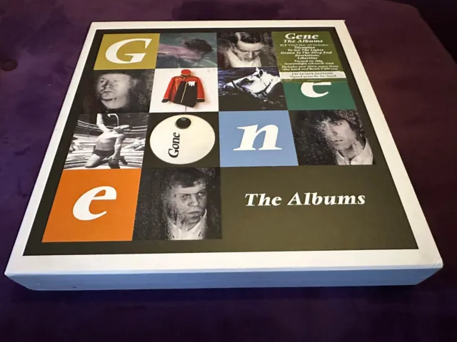 Brit Pop / Gene: 'The Albums' 8LP vinyl box set + signed print rare!