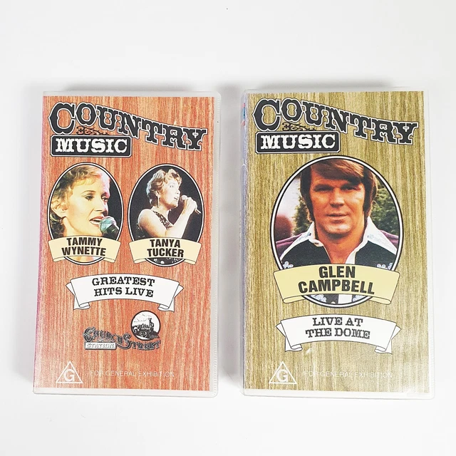 COUNTRY MUSIC GREATEST Hits and Live at The Dome VHS Video Tapes Rated