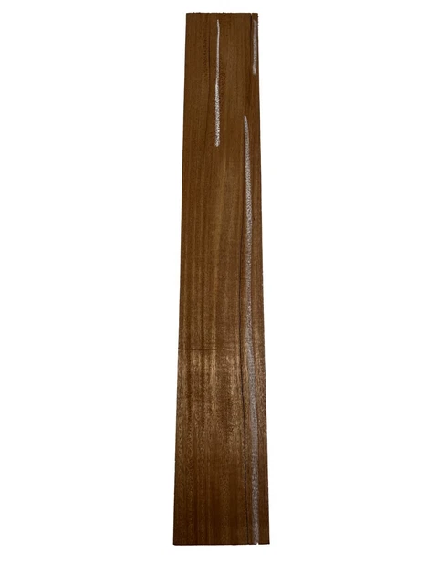 Bloque en blanco de madera de caoba africana cuadrada 30"x4-1/2"x2-1/2"" #113