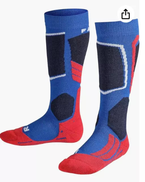 (171) FALKE SK2 Kids Kinder Skisocken Snowboardsocken ein PAAR Gr. 31-34k