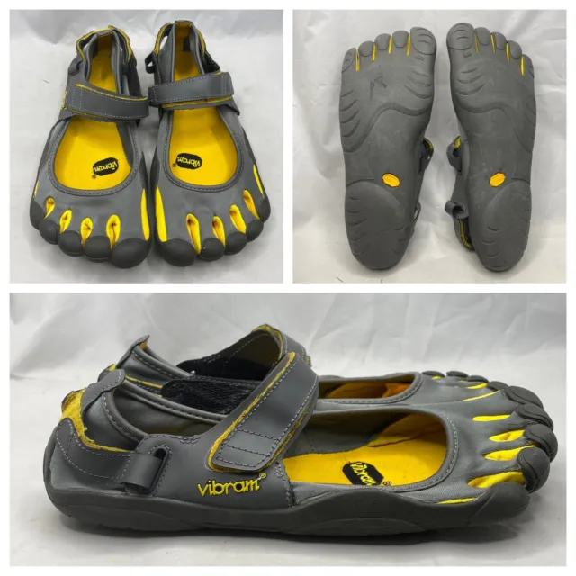 Vibram Five Fingers Classic Hiking Trail Water Shoes Gray Mens Sz 10.5-11/ 44 EU