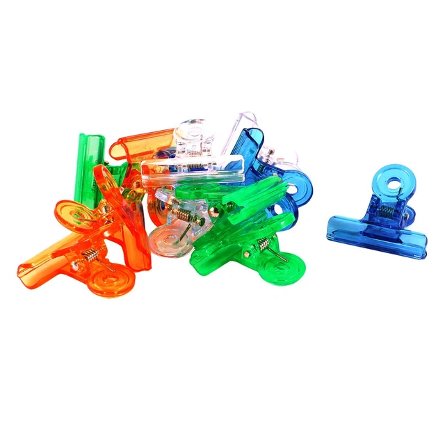 Sourcingmap Lot De 50 Attaches Métalliques Argentées – Clips Documents Solides, Capacité 5 Cm, Pour Dossiers & Rapports