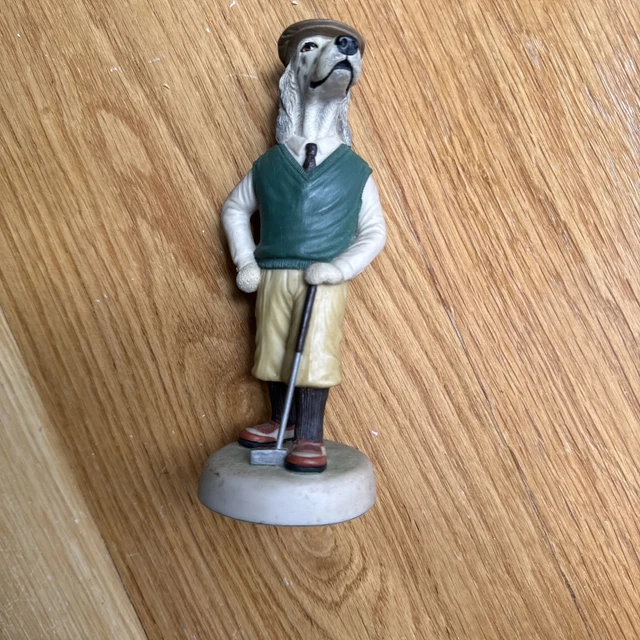 イギリスROBERT HARROP社製 ENGLISH SETTER GOLF ROBERT HARROP DOGGIE People English Setter Country DP173 RARE
