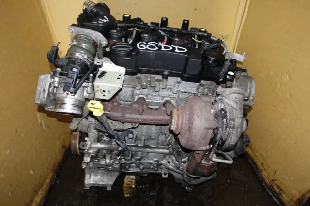 Motor Komplett G8DB Ford Focus II C-MAX 122TKM 1,6TDCI 80kW 109PS 04- G8DA G8DD