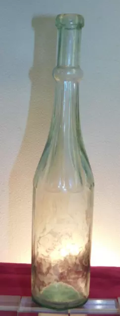 ANTIQUE BOTTLE "PETAL SHOULDERED" WHYBROW'S GOLDFIELDS 6 Oz SALAD OIL c1850-60's