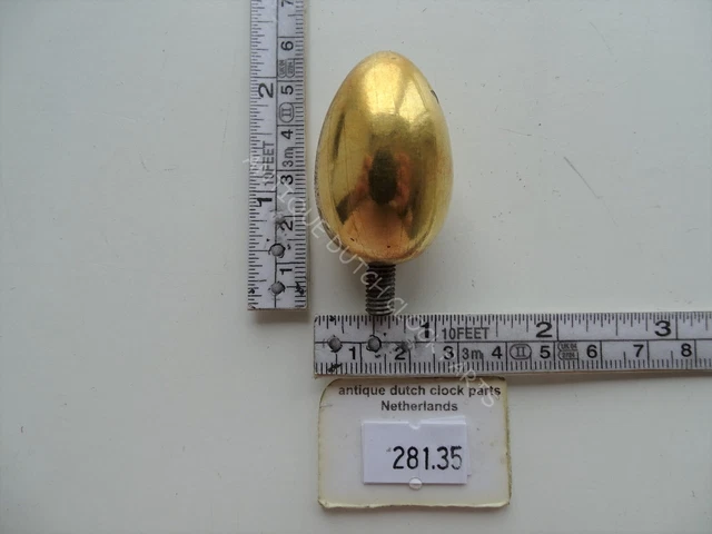 Gilded Plastic Ornament For A German Schmid Mantel Or Neuchateloise Clock