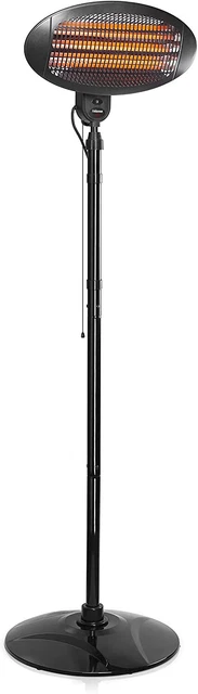 Infrarot Terrassen Heizstrahler Wärmestrahler Stand Heizgerät Garten 2000W