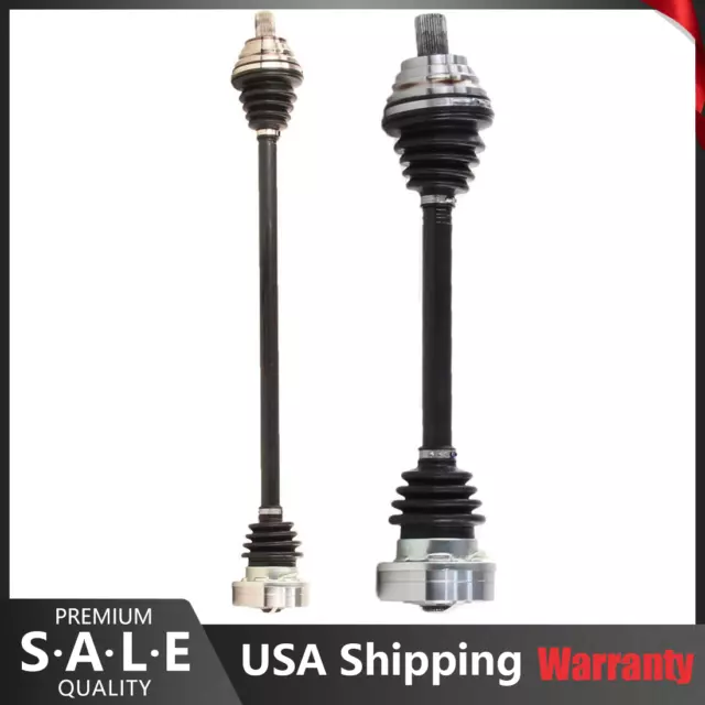 Front Left Right Pair CV Axle CV Joint Shaft For 2005-2014 VW Jetta Manual Trans