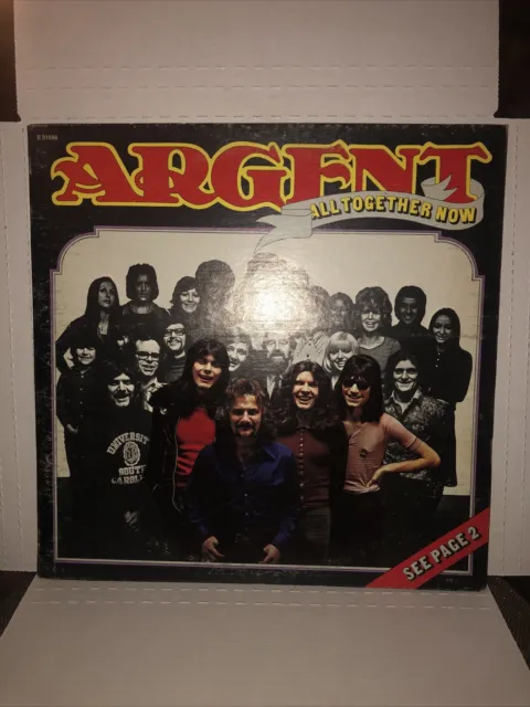 Argent - All Together Now LP Record Vinyl Epic E-31556