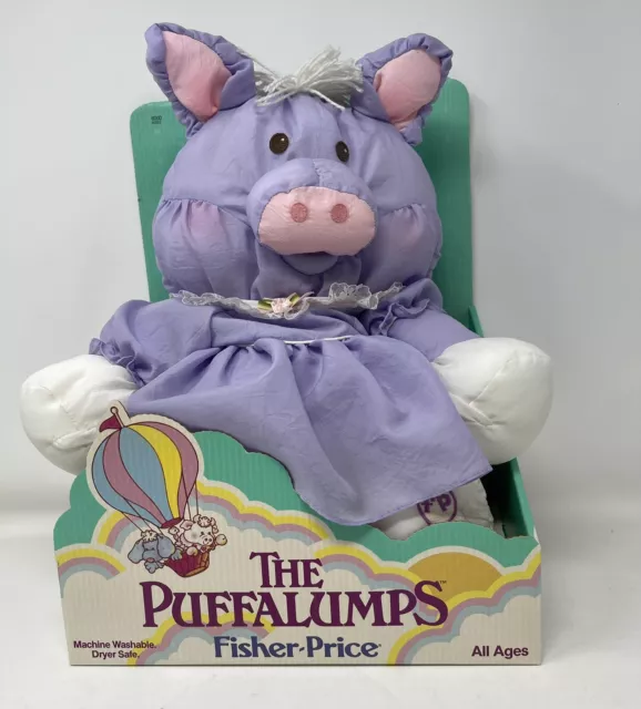 Vintage 1987 Fisher Price Puffalump Pig - NIB - Only Year Made!