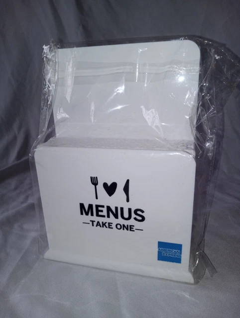 American Express Card "To Go" Menu Holder- For Restaurants-Bars  New 