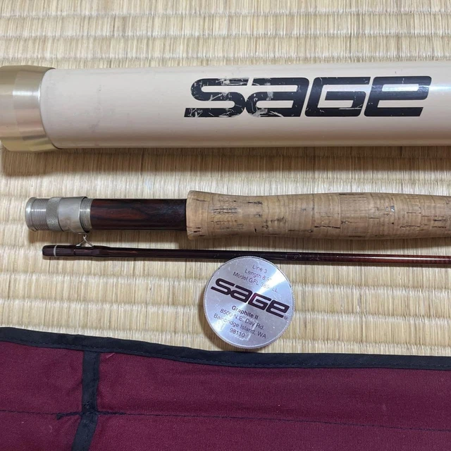 SAGE GRAPHITE III Model 389LL Fly Rod, Vintage, Used, Steel