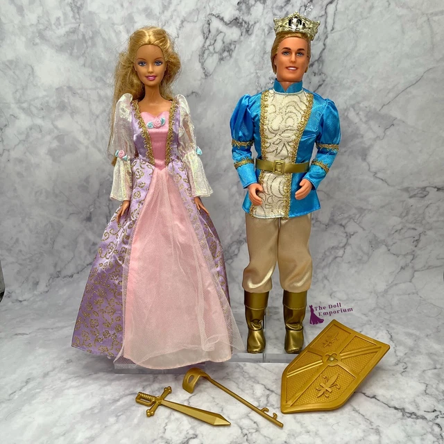 BARBIE DOLLS - 2001 Rapunzel - Rapunzel And Talking Prince Stephen Dolls £24.95 - PicClick UK