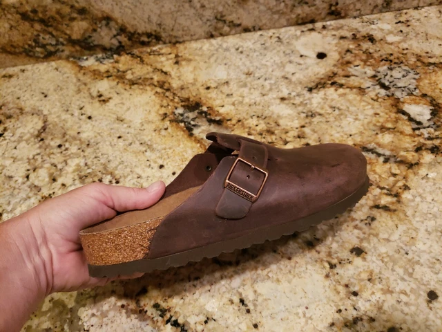 Birkenstock boston hotsell taupe 42