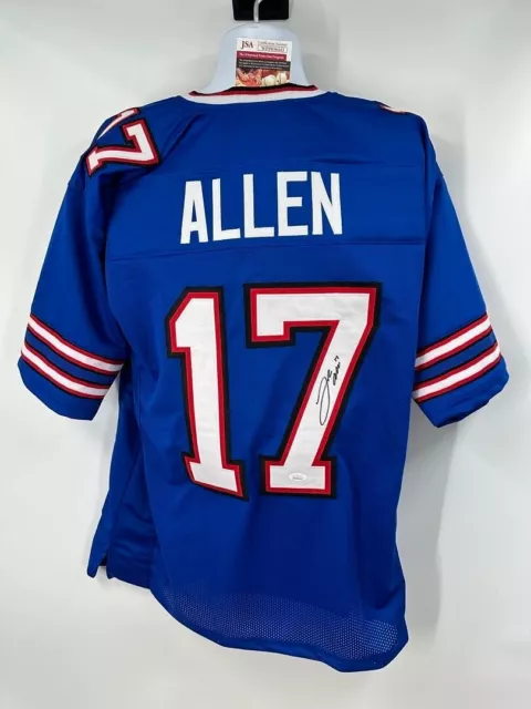 Josh Allen Buffalo Bills Autographed Signed Jersey Custom JSA COA