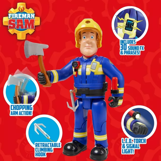 Fireman Sam 07914 Ultimate Hero Electronic, Action Figure, Preschool Toys, Gift 3