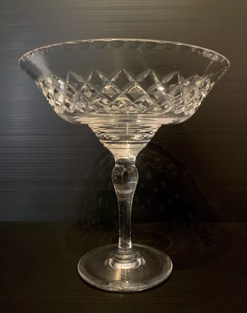 Stunning Large Stuart Crystal Compote Pedestal Bowl Tazza Serving Dish 20cm