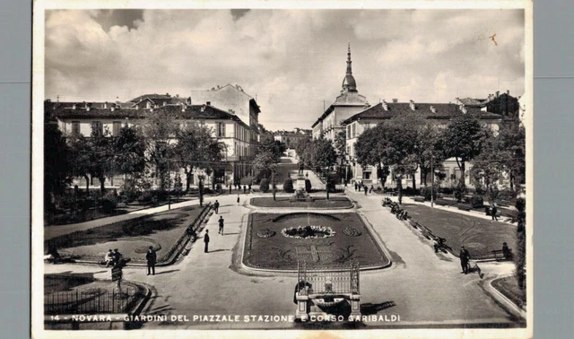 Novara giardini F. piccolo  spedita franc. asp.