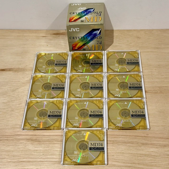 Pack De Minidisc Victor Color Mix Jewel Md 74 C/ 10 Unidades | Parcelamento sem juros