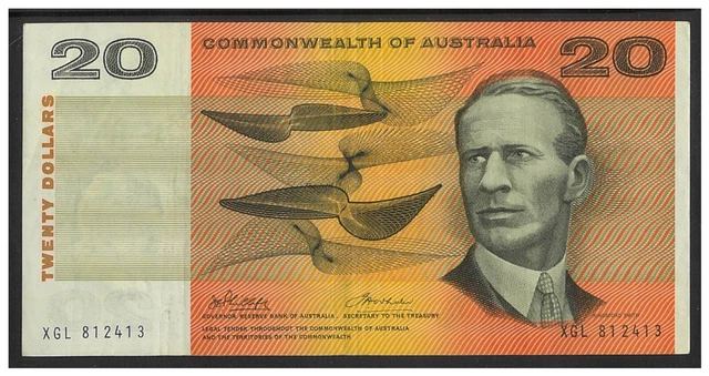 Commonwealth of Australia 1972 $20 Paper Banknote Phillips/Wheeler R404 gF #12