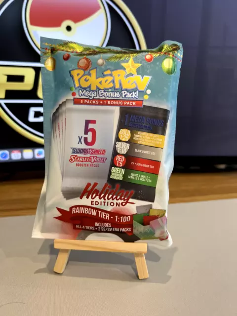 New Pokerev Holiday Pack  - 5 Booster Packs + 1 Mega Bonus #8 (Limited Edition)