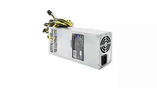 Qoltec PCI-E Smart 1600W 80 Plus Gold Data mining power supply /T2UK