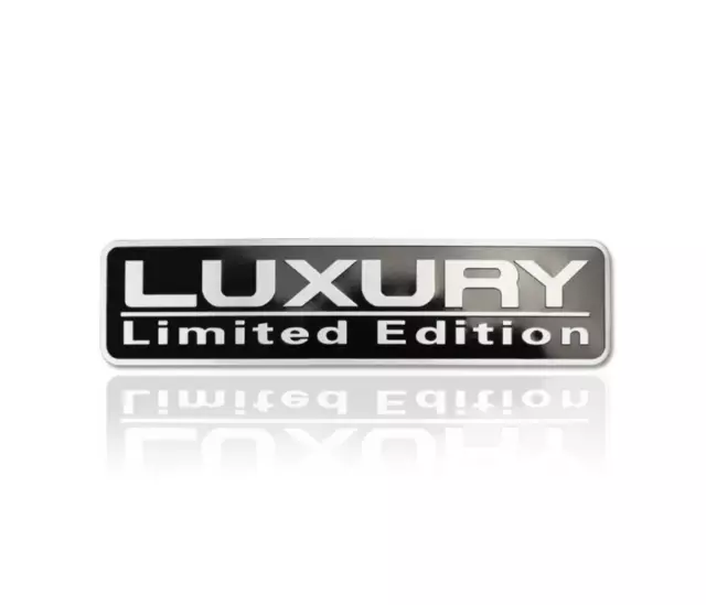 3D Metall Luxury Limited Edition Chrom Sticker Emblem Aufkleber Auto 15x3,5cm