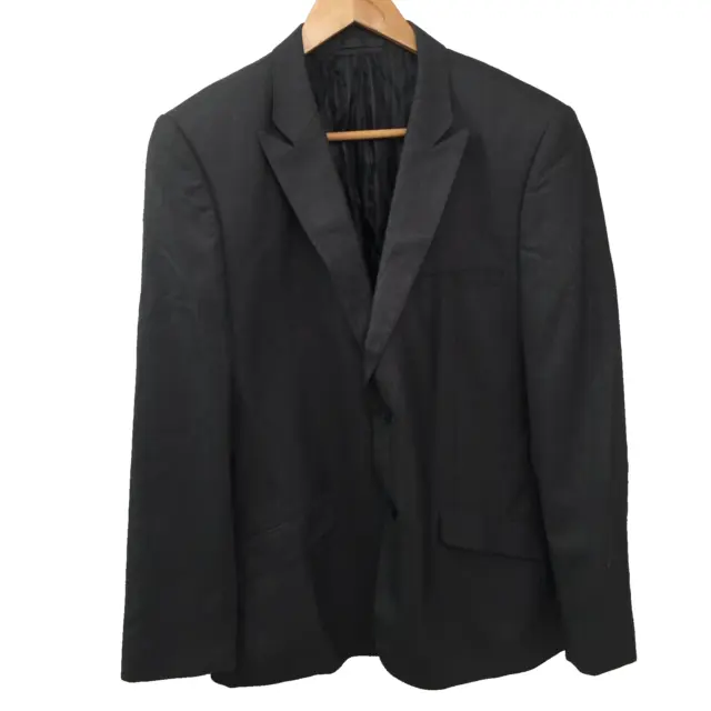 Butler and Webb Charcoal Polyester Jacket Blazer Mens Size 40R Eur 50