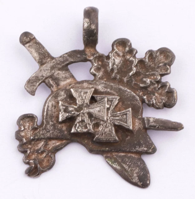 GERMAN PENDANT IRON Cross HELMET Stahlhelm WWII ww1 WWI ww2 GERMANY