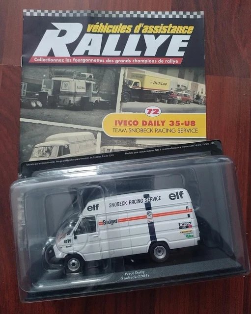 Iveco - Daily Assistance Rally 1986 - Modèle Presse - 1/43 - Voiture