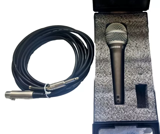 *NEW* Samson Q7 Handheld Dynamic Cardioid Vocal Studio Microphone & Cable