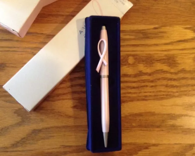 Avon Breast Cancer Ribbon  Pen -  Pink  Nib