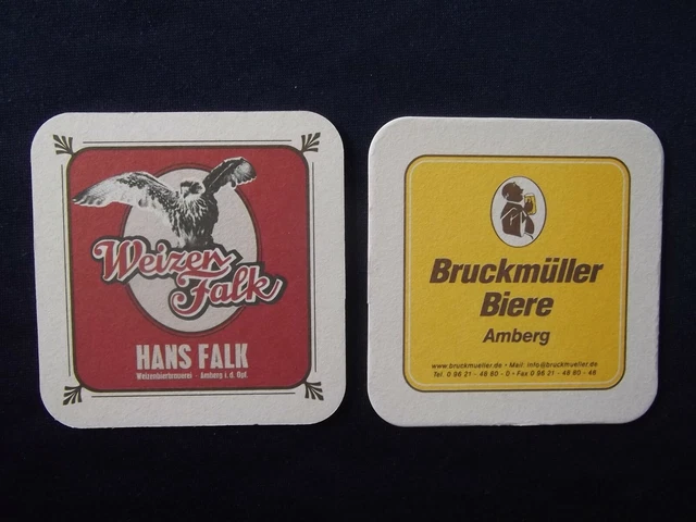 NEUER BIERDECKEL &amp; Weizen Falk &amp;quot; Bruckmüller Biere Amberg EUR 1,50 ...