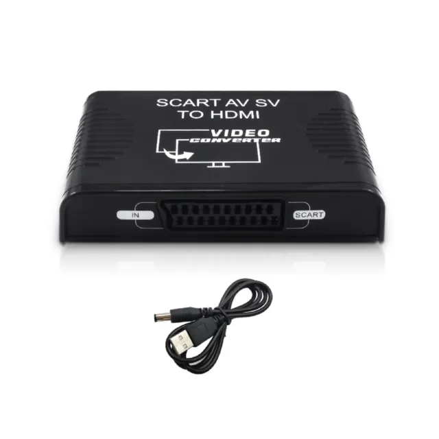 S-video AV Scart to HDMI Converter Switcher 3 in1  HDMI Video& Audio Converter