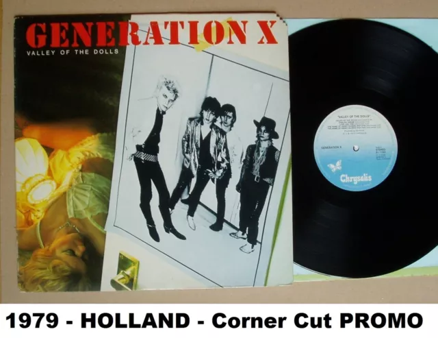 GENERATION X - 1979 PROMO Vinyl HOLLAND LP - VALLEY OF THE DOLLS - Billy Idol