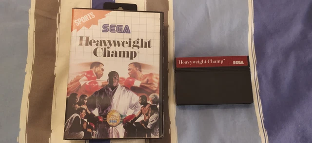 Jeu Heavyweight Champ Pour Sega Master System - Version PAL En Boîte (sans Notice)