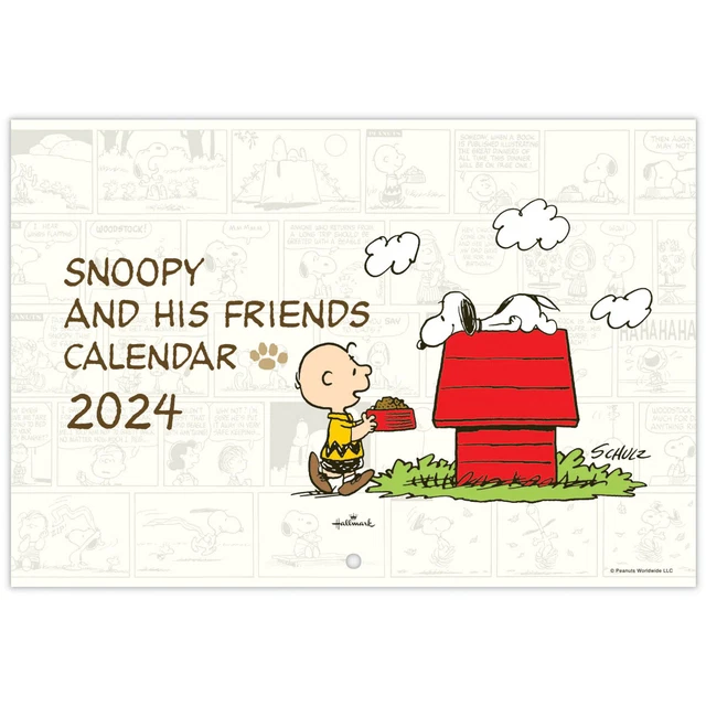 2024 HALLMARK WALL Calendar Snoopy M 30.99 PicClick