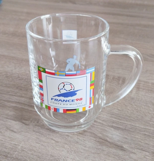 Lot De 2 Verres Collector Coupe Du Monde France 98 - Bon état